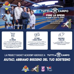 Ritorna TUTTI IN CAMPO! Cerca i supermercati convenzionati e sostieni la Pall. Recanati